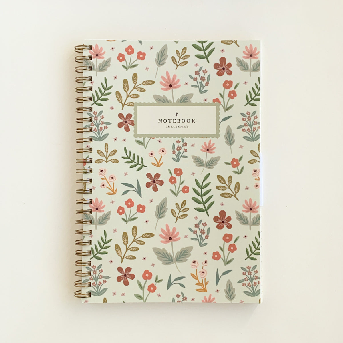 KD Spain — Buttercup Floral Spiral Notebook
